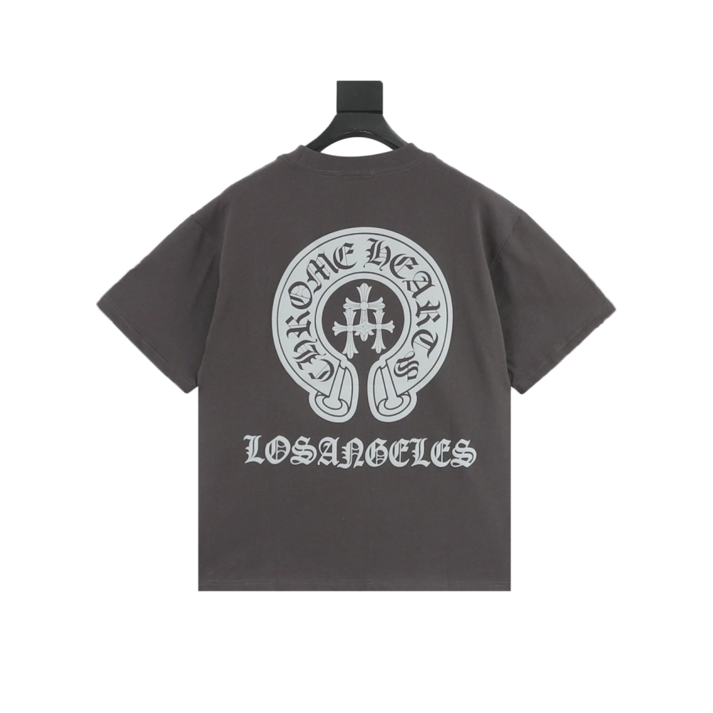 Chrome Hearts Puff Print Horseshoe Short Sleeve 084
