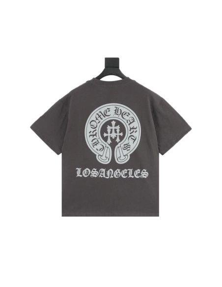 Chrome Hearts Puff Print Horseshoe Short Sleeve 084