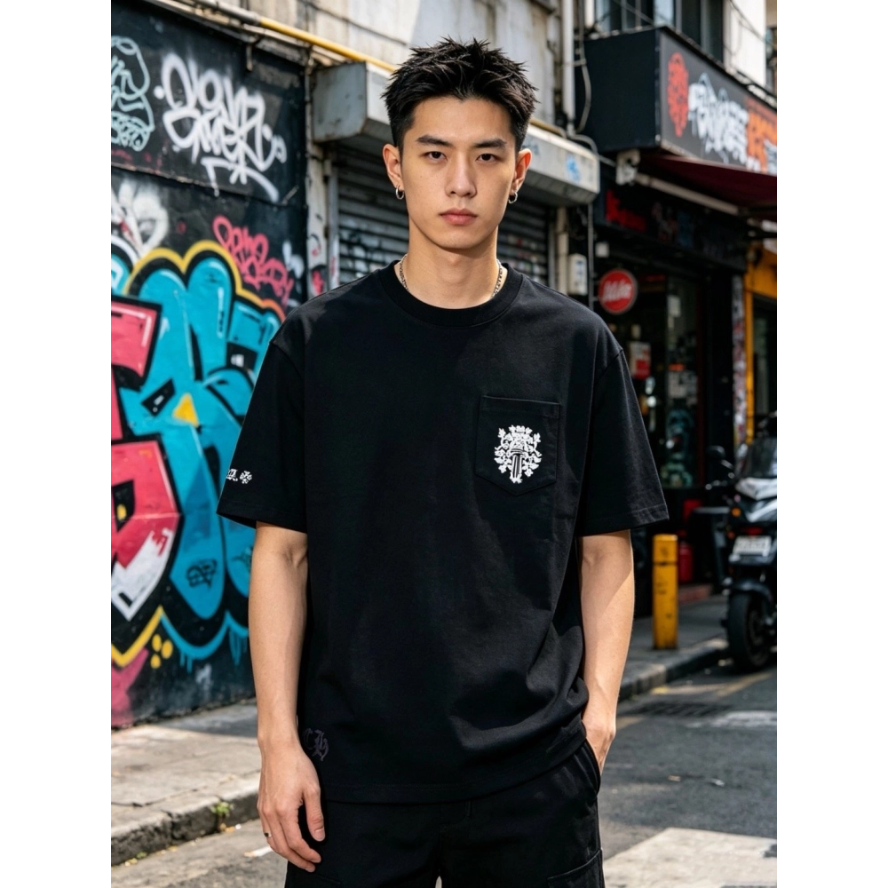 Chrome Hearts Dagger Print Short Sleeve 013