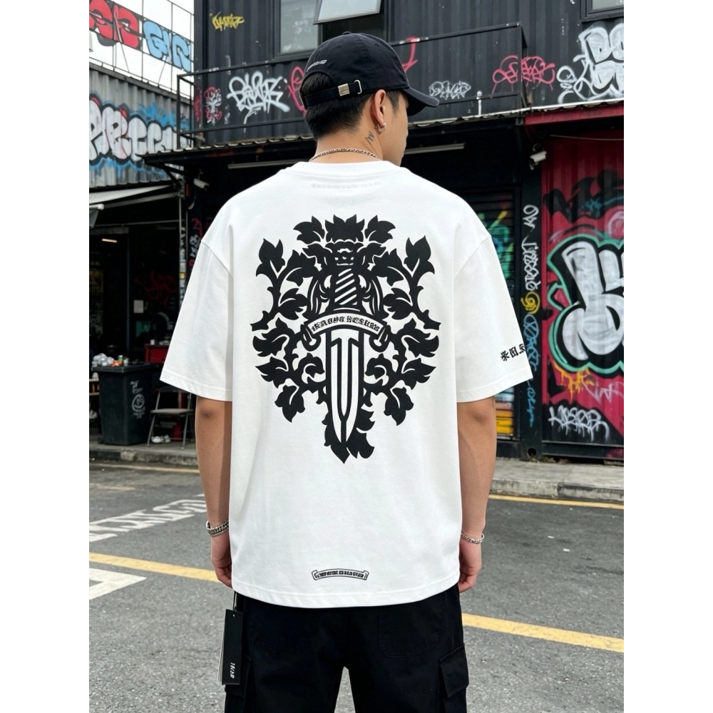 Chrome Hearts Dagger Print Short Sleeve 014