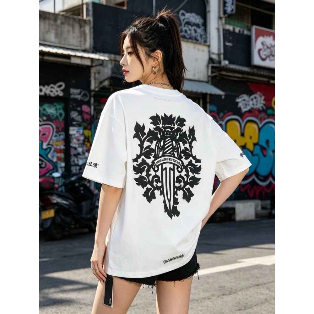Chrome Hearts Dagger Print Short Sleeve 014