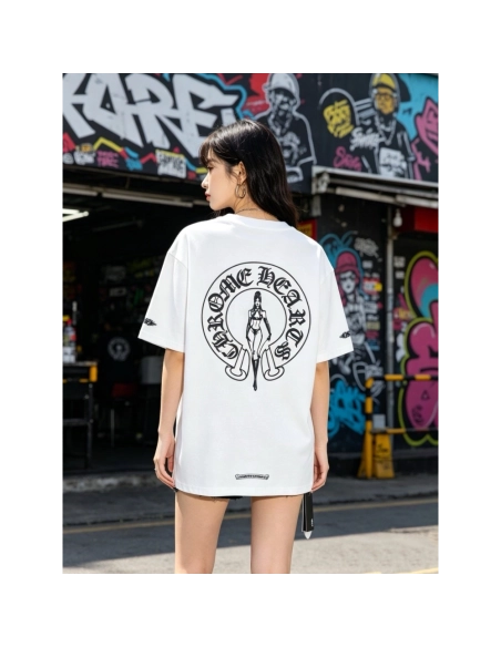 Chrome Hearts Beauty & Horseshoe Print Short Sleeve 016