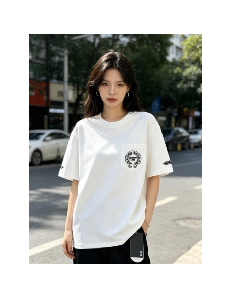 Chrome Hearts Beauty & Horseshoe Print Short Sleeve 016