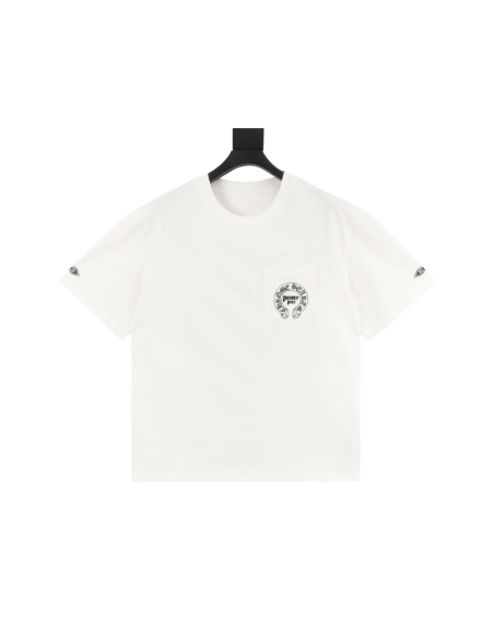 Chrome Hearts Beauty & Horseshoe Print Short Sleeve 016