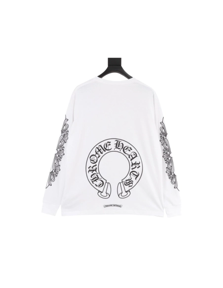 Chrome Hearts Sleeve Sanskrit Scroll Print Long Sleeve 020