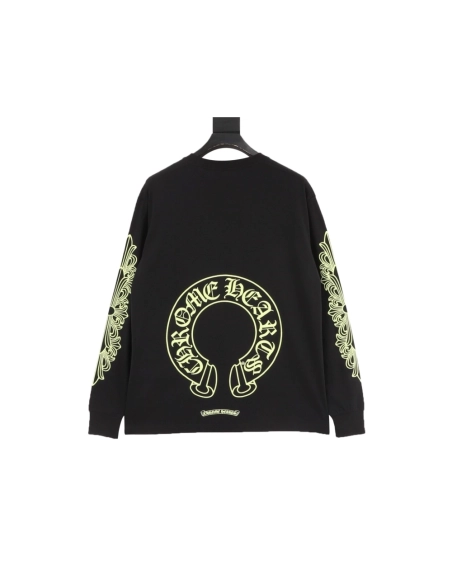 Chrome Hearts Sleeve Sanskrit Scroll Print Long Sleeve 021
