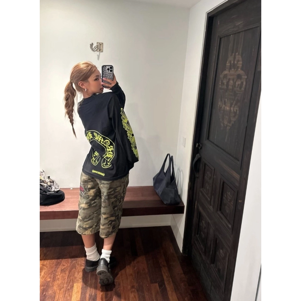 Chrome Hearts Sleeve Sanskrit Scroll Print Long Sleeve 021