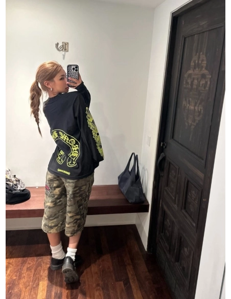 Chrome Hearts Sleeve Sanskrit Scroll Print Long Sleeve 021