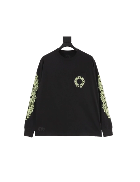 Chrome Hearts Sleeve Sanskrit Scroll Print Long Sleeve 021