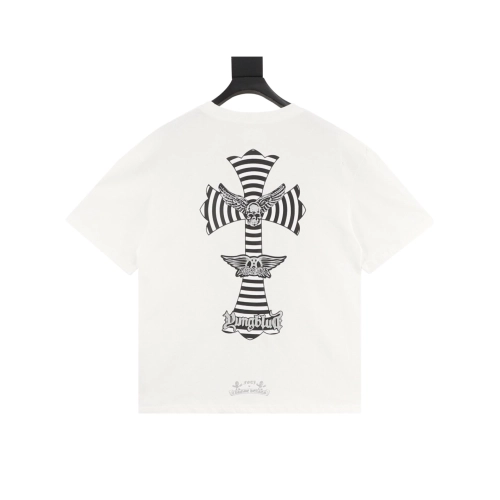 Chrome Hearts Skull Cross Print Short Sleeve 022