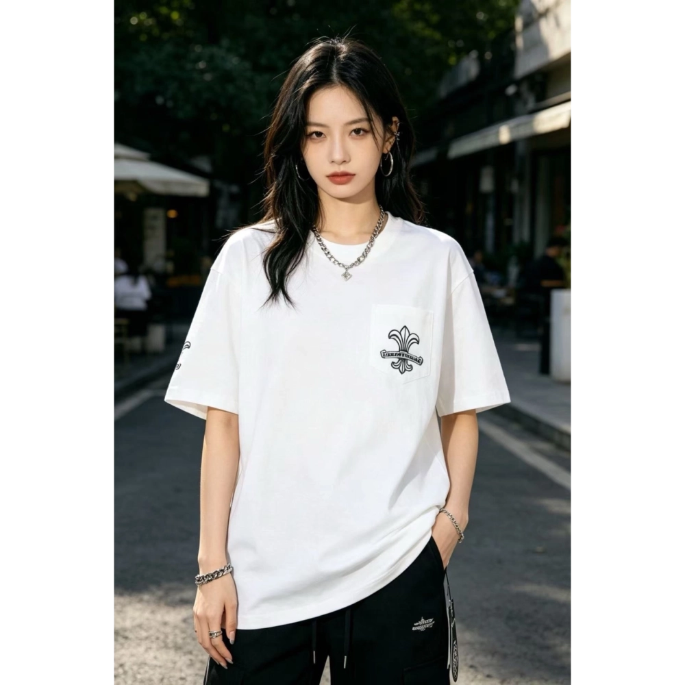 Chrome Hearts Pocket Cross Print Short Sleeve 025