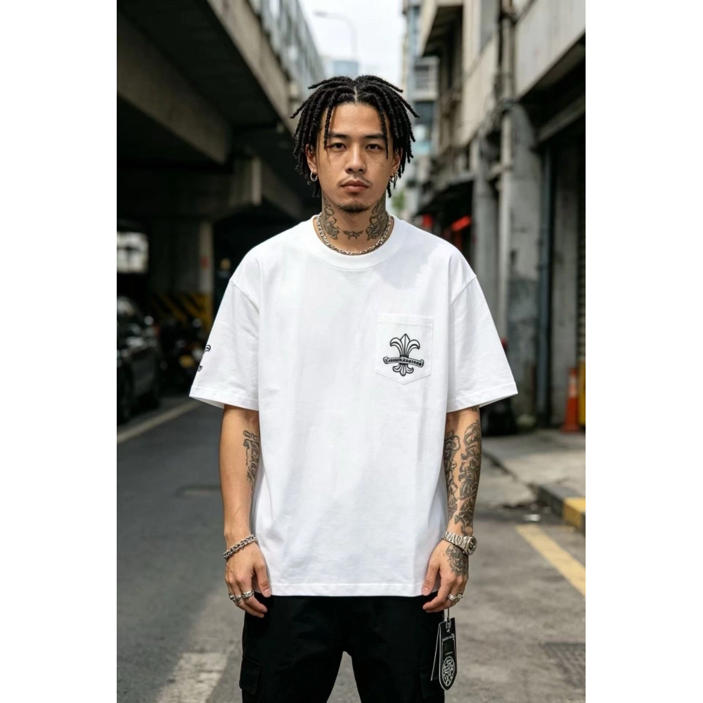 Chrome Hearts Pocket Cross Print Short Sleeve 025