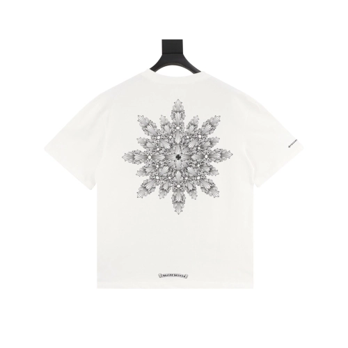 Chrome Hearts Kaleidoscope Cross Print Short Sleeve 027