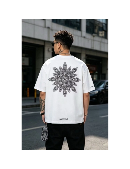 Chrome Hearts Kaleidoscope Cross Print Short Sleeve 027