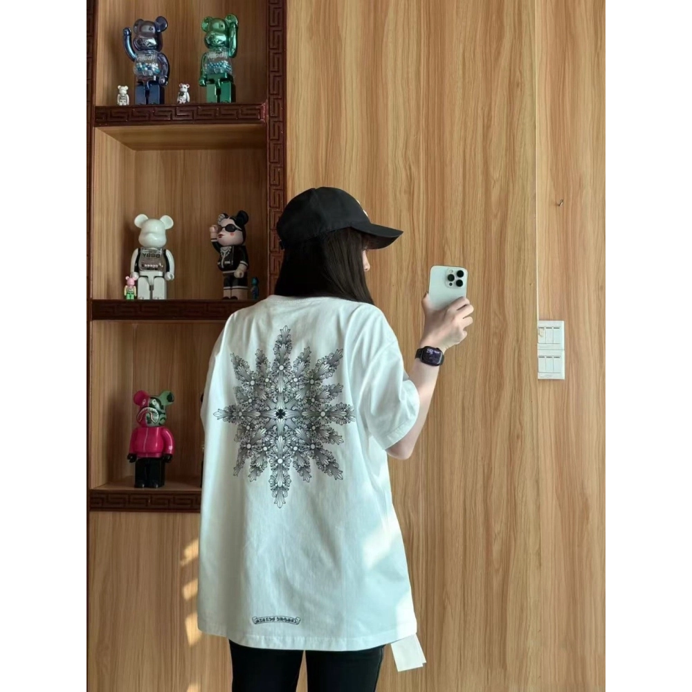 Chrome Hearts Kaleidoscope Cross Print Short Sleeve 027