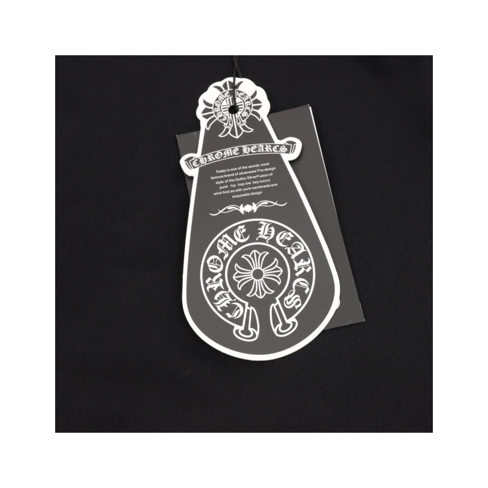 Chrome Hearts Pocket Sanskrit & Back Large Cross Print Short Sleeve 028