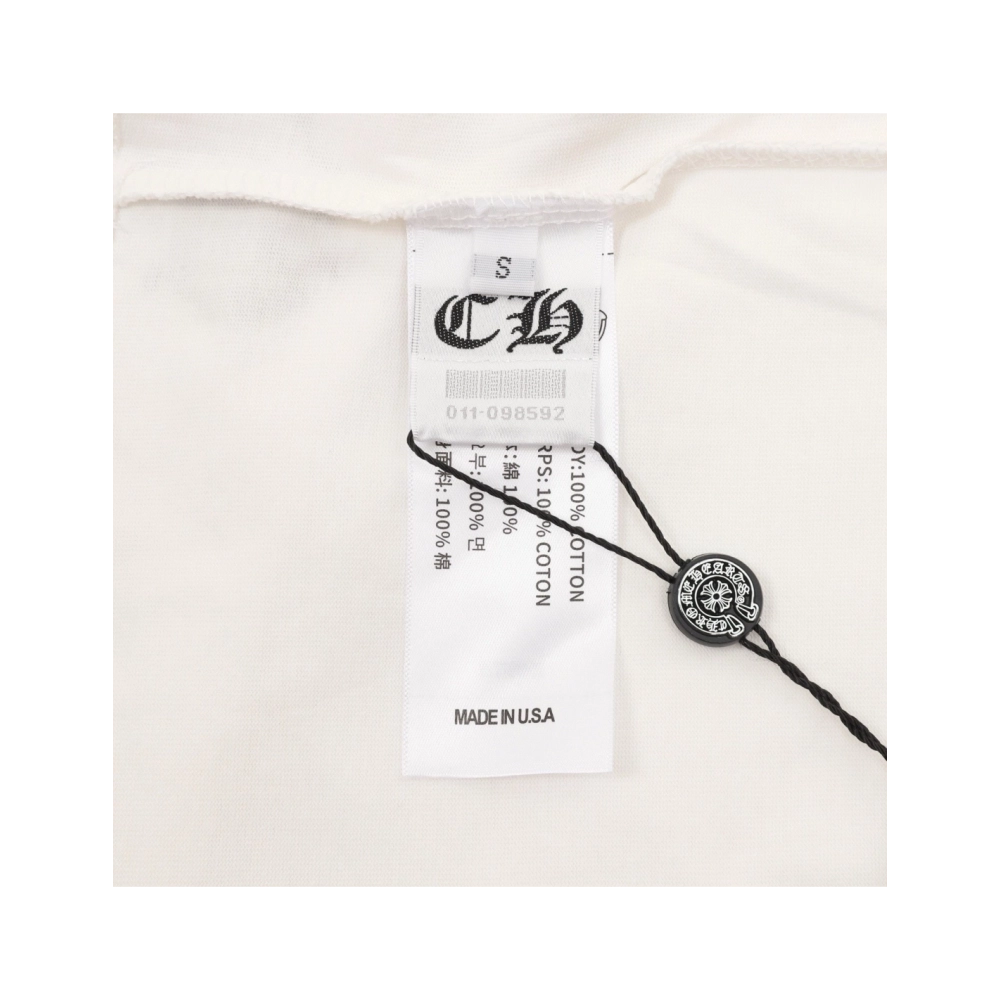 Chrome Hearts Pocket Sanskrit & Back Large Cross Print Short Sleeve 029
