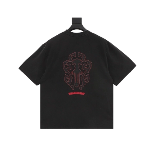 Chrome Hearts Large Dagger Patch Embroidery Short Sleeve 030