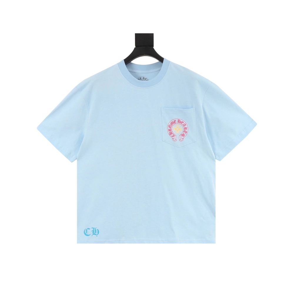 Chrome Hearts Horseshoe Cross Print Short Sleeve 032