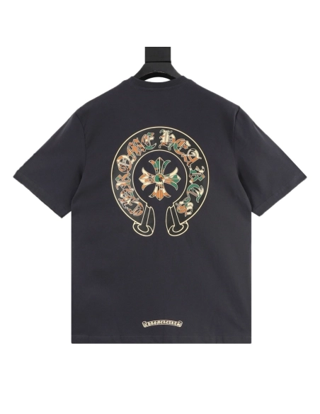 Chrome Hearts Pocket Camo Cross Print Short Sleeve 037