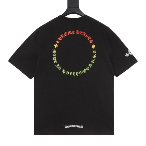Chrome Hearts Colorful Cross Print Short Sleeve 038