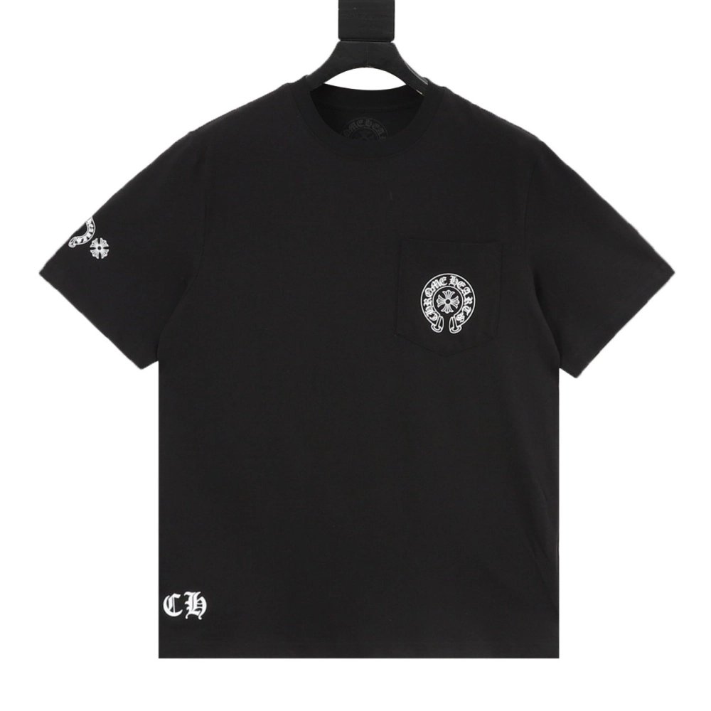 Chrome Hearts Colorful Cross Print Short Sleeve 038