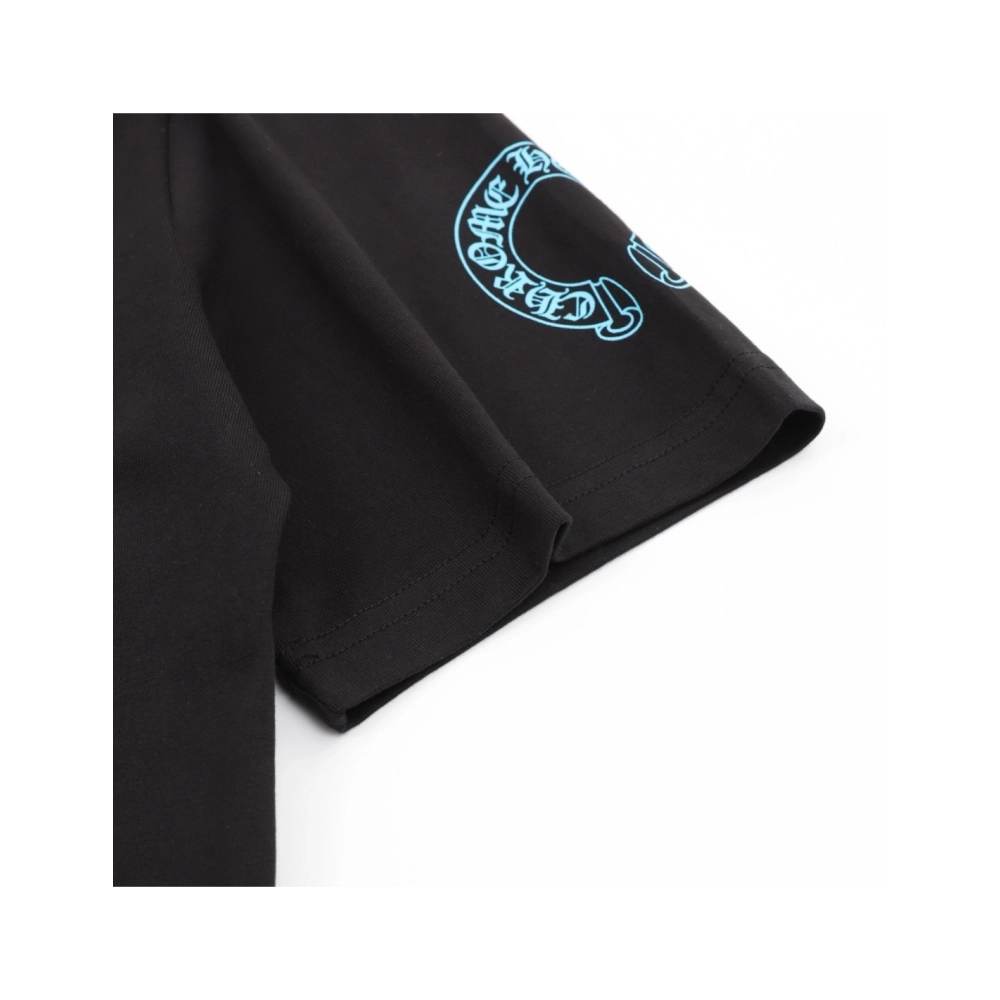 Chrome Hearts Blue Cross Print Short Sleeve 040