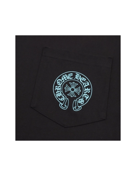 Chrome Hearts Blue Cross Print Short Sleeve 040