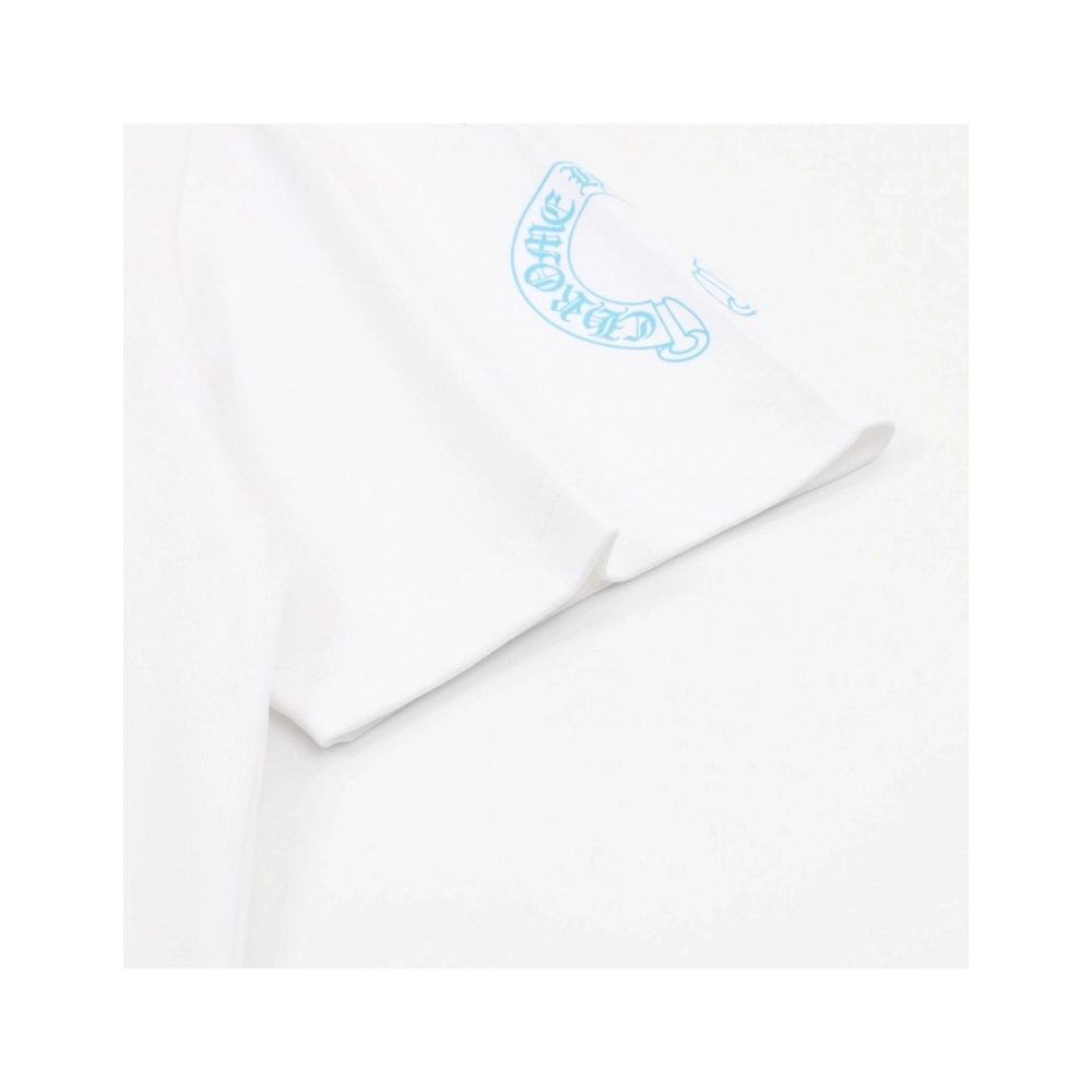 Chrome Hearts Blue Cross Print Short Sleeve 041