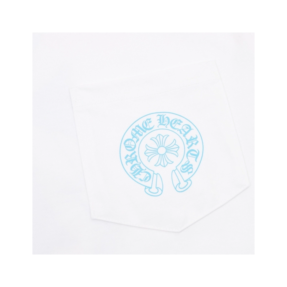 Chrome Hearts Blue Cross Print Short Sleeve 041