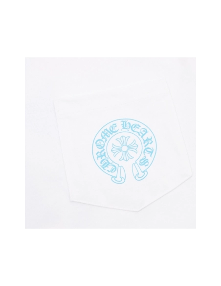 Chrome Hearts Blue Cross Print Short Sleeve 041