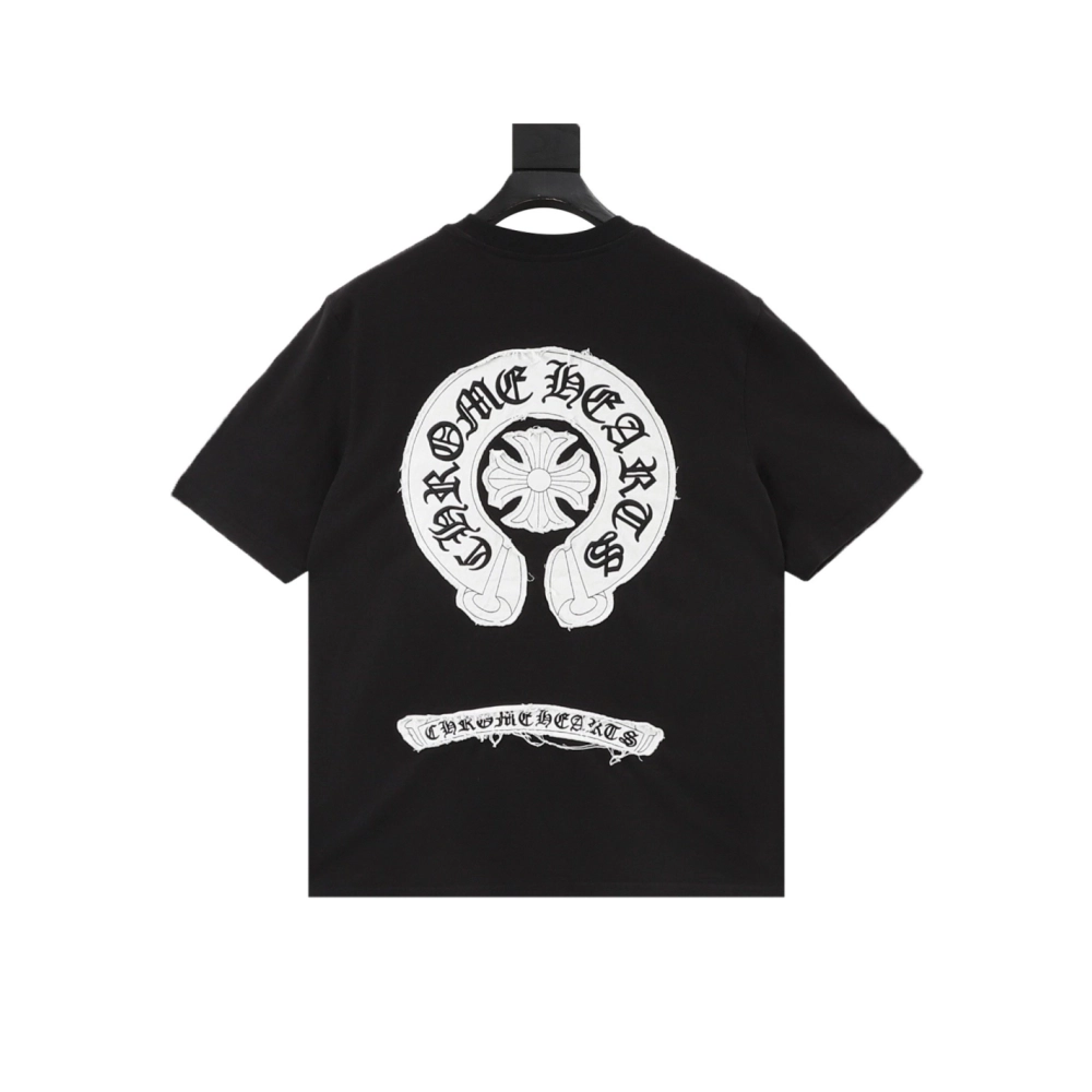 Chrome Hearts Sanskrit Cross Print Short Sleeve 044