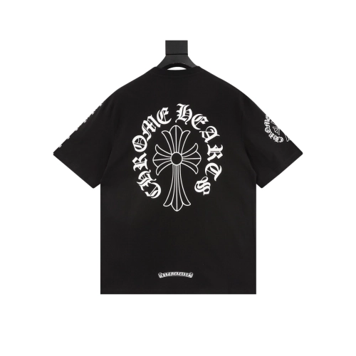 Chrome Hearts Sanskrit Cross Print Short Sleeve 050