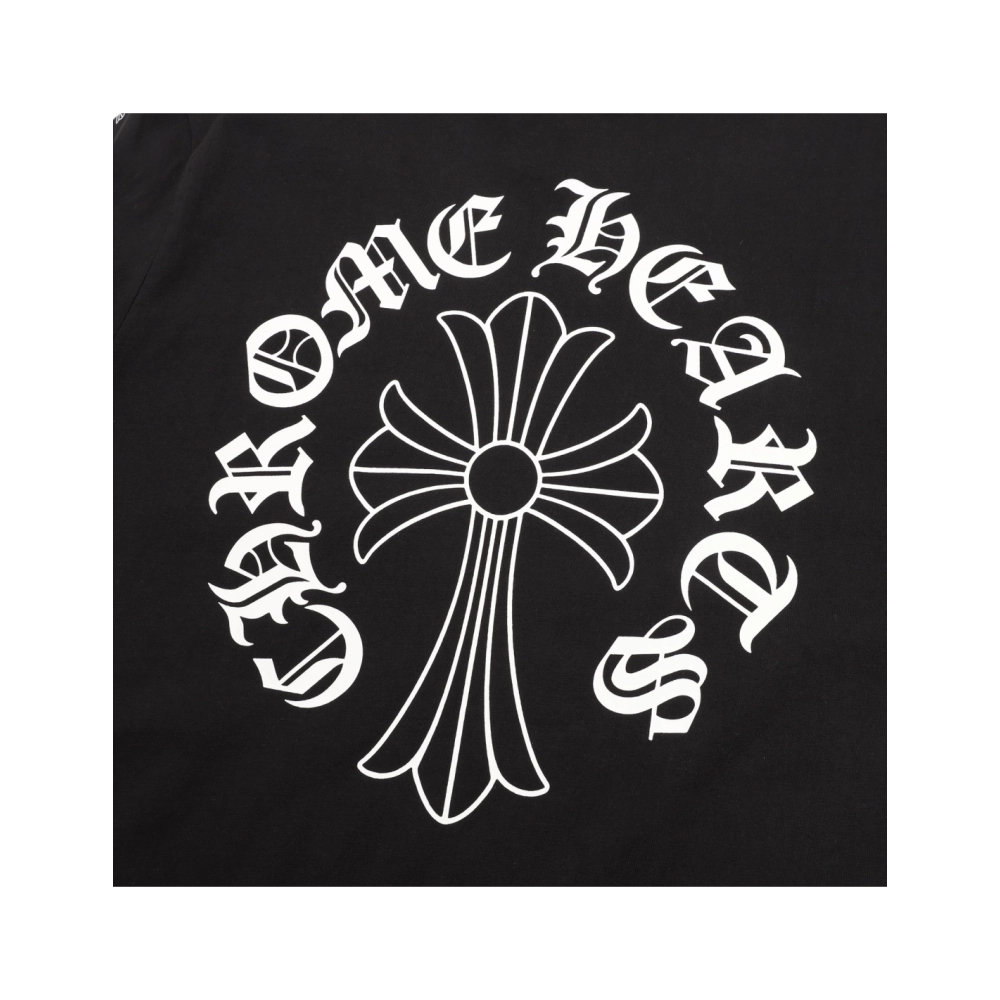 Chrome Hearts Sanskrit Cross Print Short Sleeve 050
