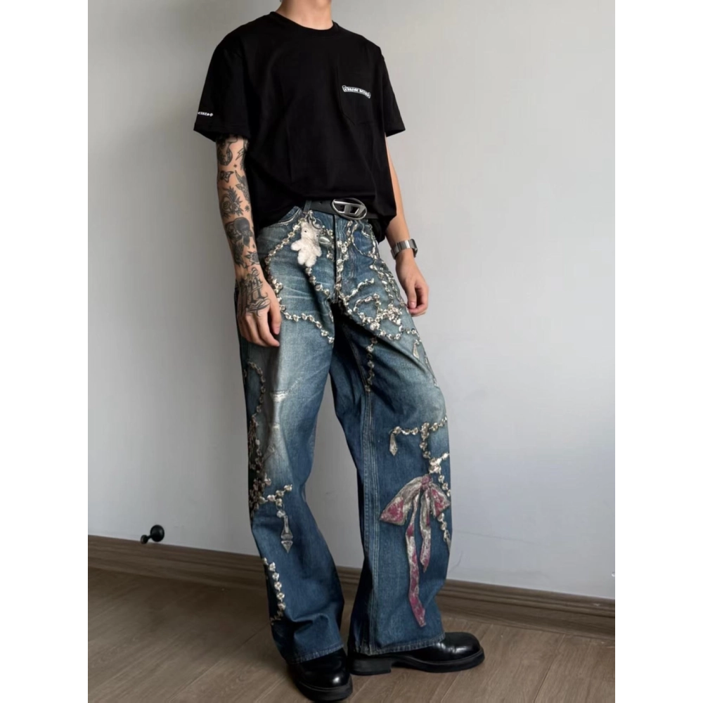 Chrome Hearts Back Snowflake Cross Short Sleeve 055