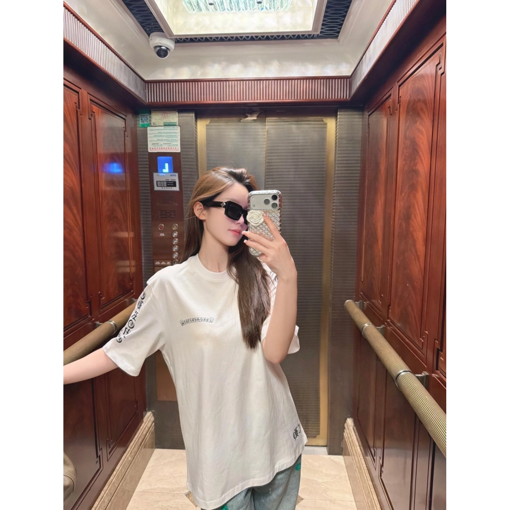 Chrome Hearts Large Tongue Print Short Sleeve 053