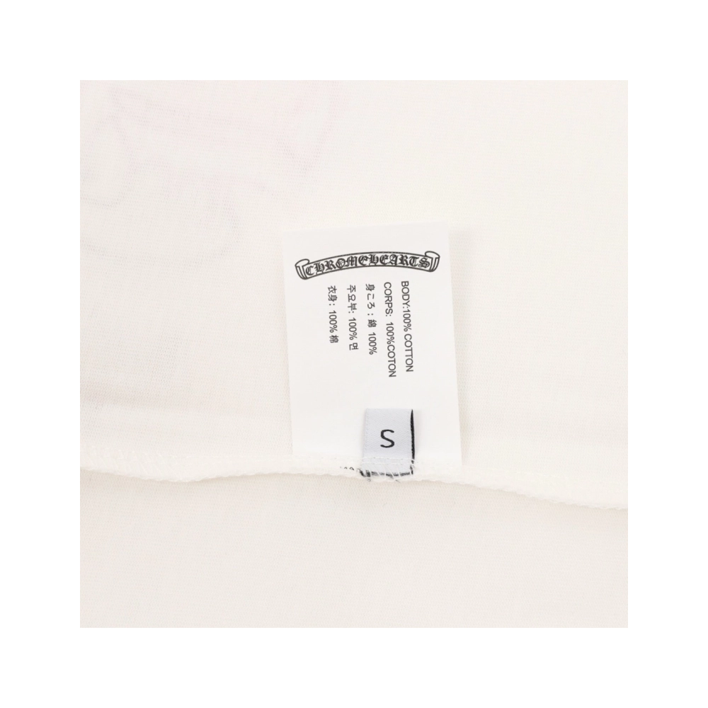 Chrome Hearts Front & Back Sanskrit Embroidery Short Sleeve 057