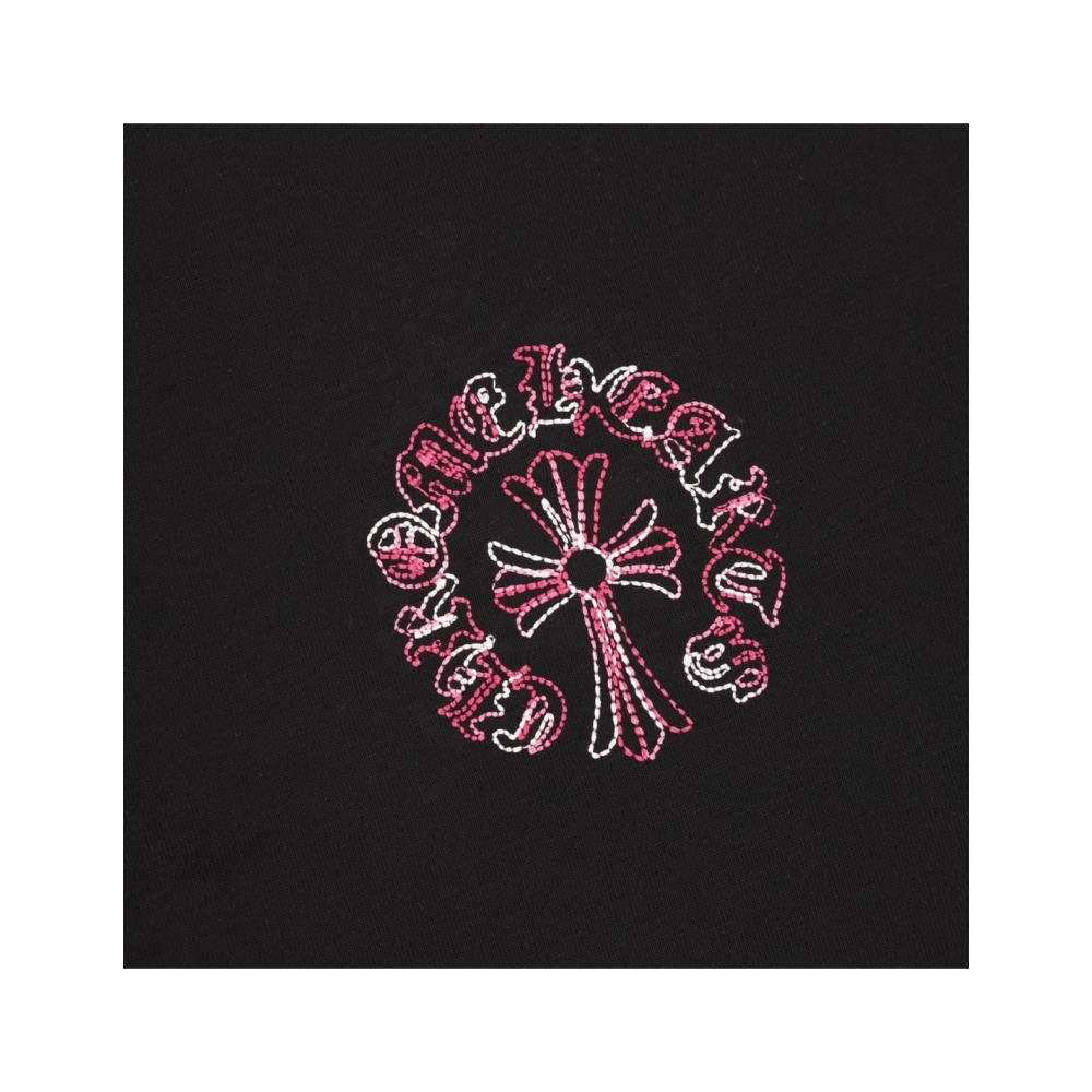 Chrome Hearts Front & Back Sanskrit Embroidery Short Sleeve 058