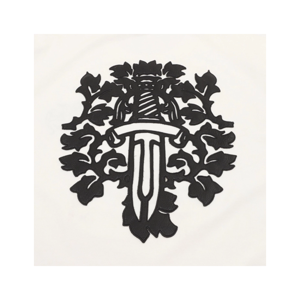 Chrome Hearts Heavy Leather Patch Short Sleeve T-Shirt 062