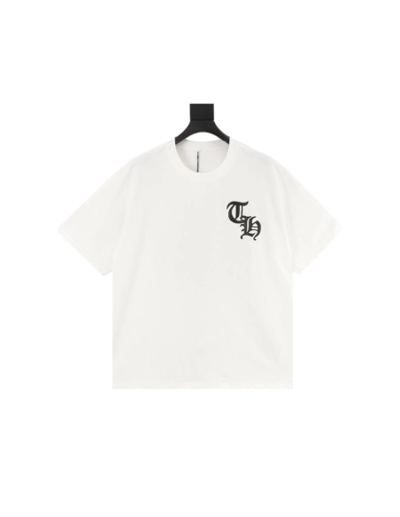 Chrome Hearts Heavy Leather Patch Short Sleeve T-Shirt 062