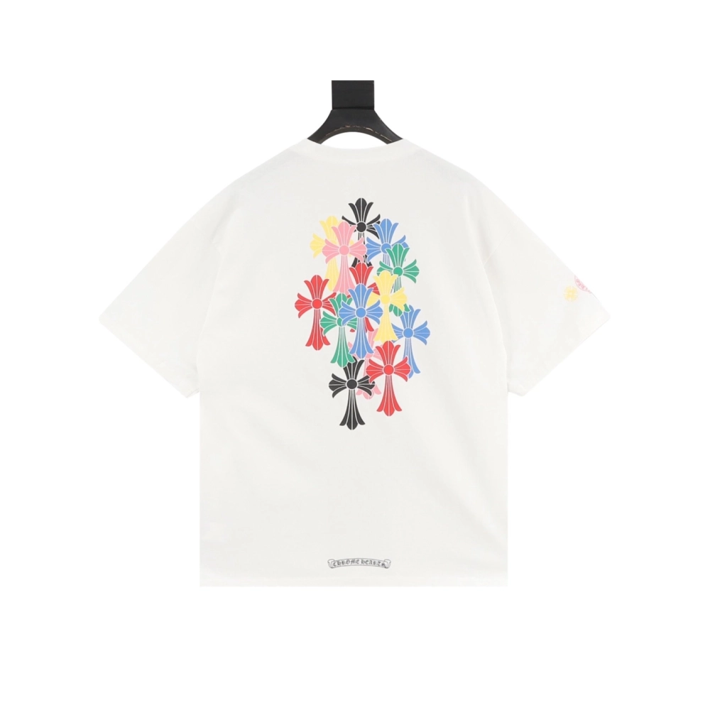 Chrome Hearts Colorful Cross Short Sleeve 063