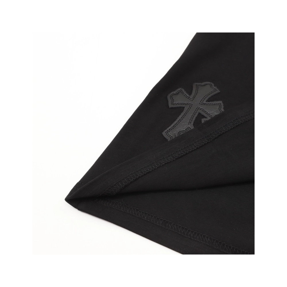 Chrome Hearts Leather Patch Cross Short Sleeve 065