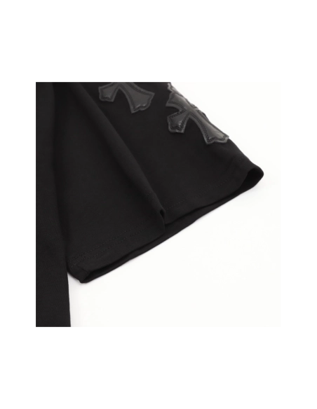 Chrome Hearts Leather Patch Cross Short Sleeve 065