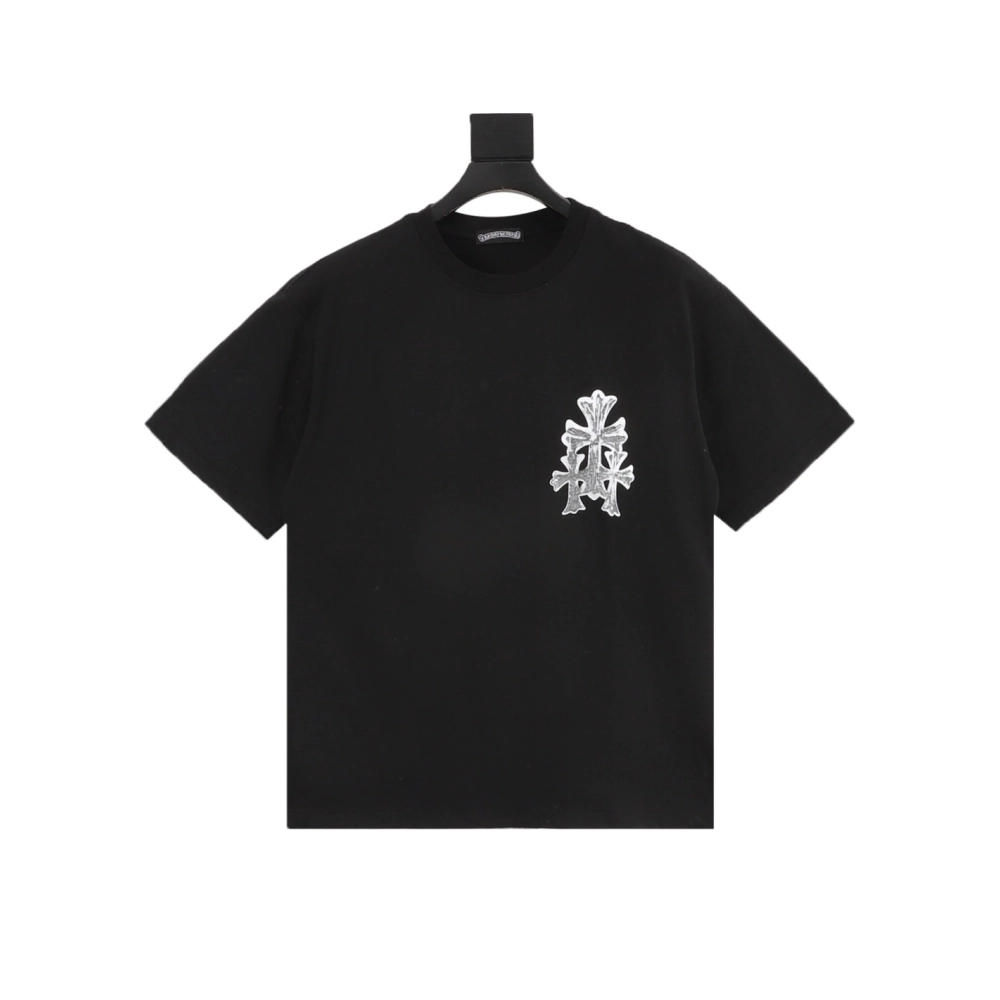 Chrome Hearts Leather Patch Cross Short Sleeve 086