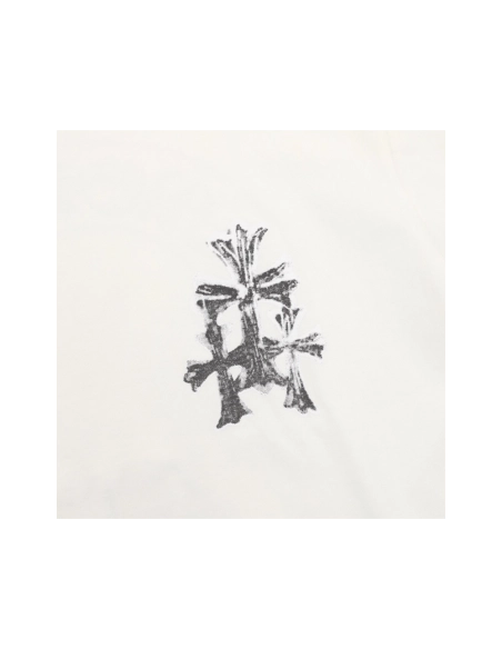Chrome Hearts Leather Patch Cross Short Sleeve 087