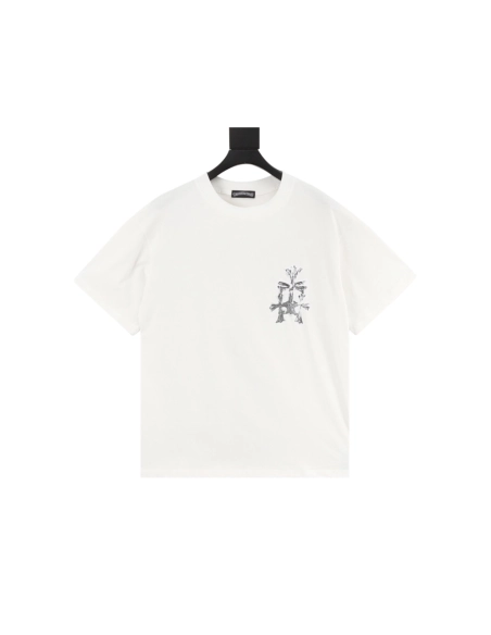Chrome Hearts Leather Patch Cross Short Sleeve 087