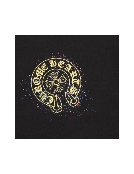 Chrome Hearts Splatter Horseshoe Short Sleeve 088
