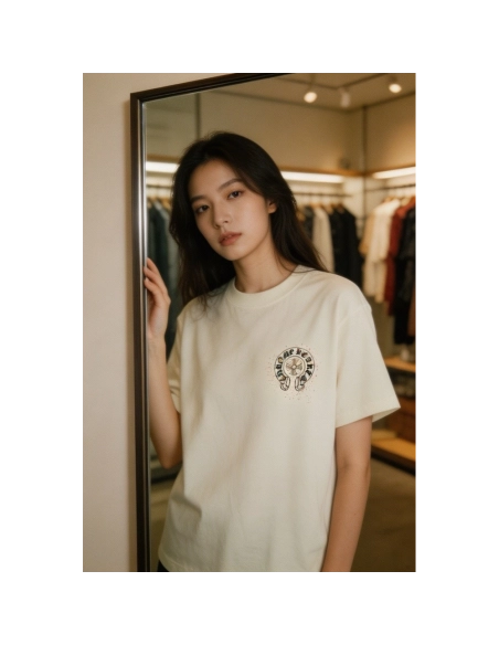 Chrome Hearts Splatter Horseshoe Short Sleeve 089