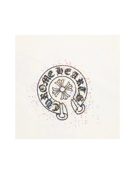 Chrome Hearts Splatter Horseshoe Short Sleeve 089