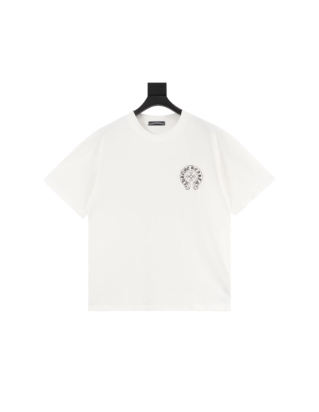 Chrome Hearts Splatter Horseshoe Short Sleeve 089